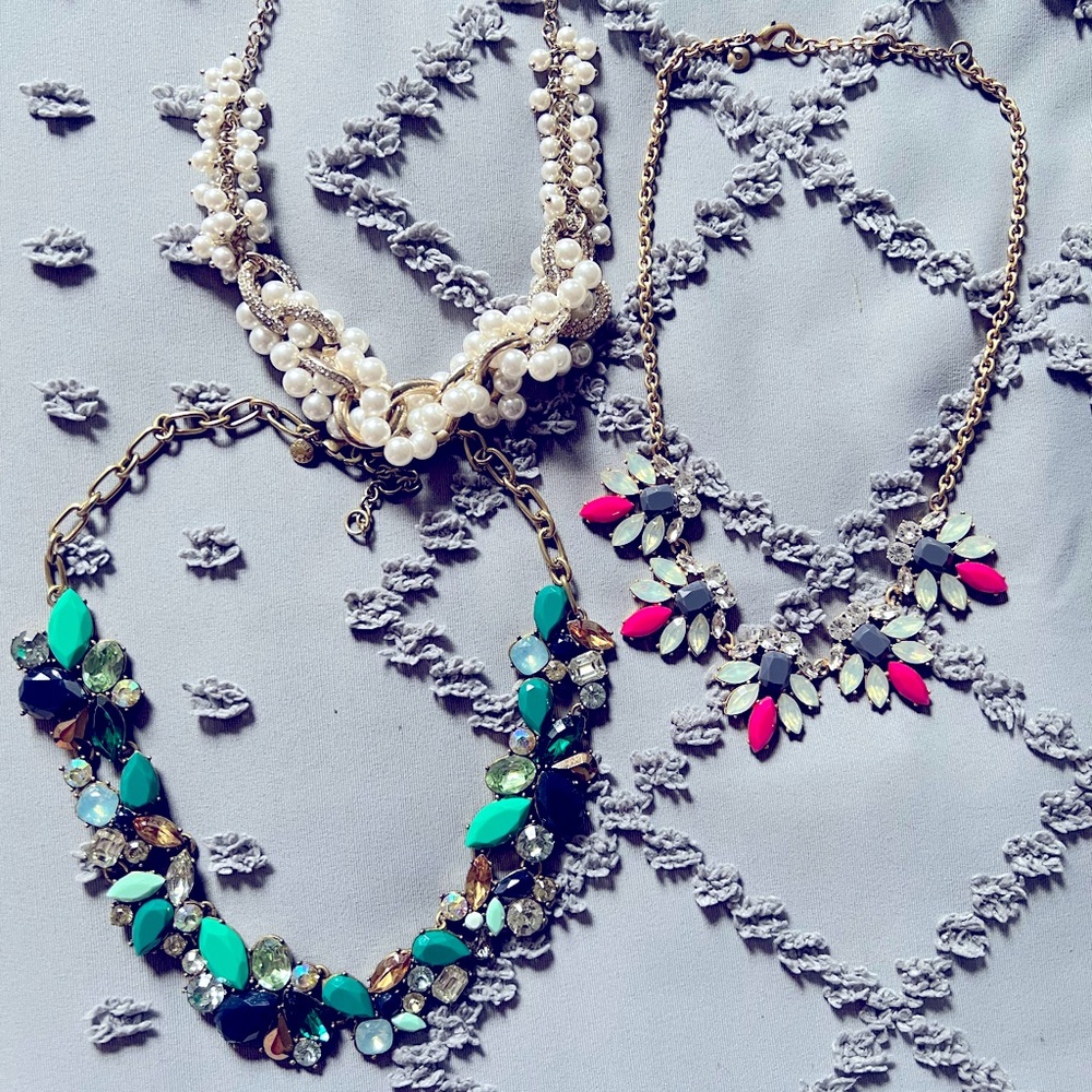 J. Crew statement necklaces